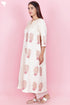 Jacquard Cotton Kurta Pant And Silk Dupatta Set In Block Print